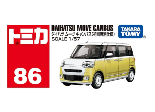 Load image into Gallery viewer, Takara Tomy Tomica No.86 Daihatsu Move Canvas (1st) 1/57  Die-cast Model Car
