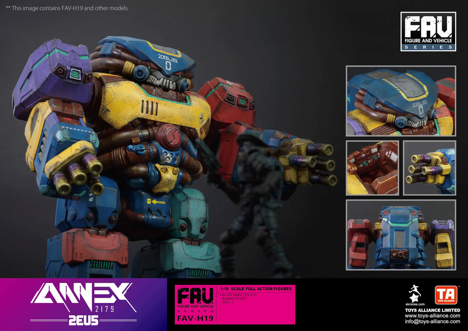 TOYS ALLIANCE ANNEX 2179 FAV-H19 2EU5 1:18 Action figure