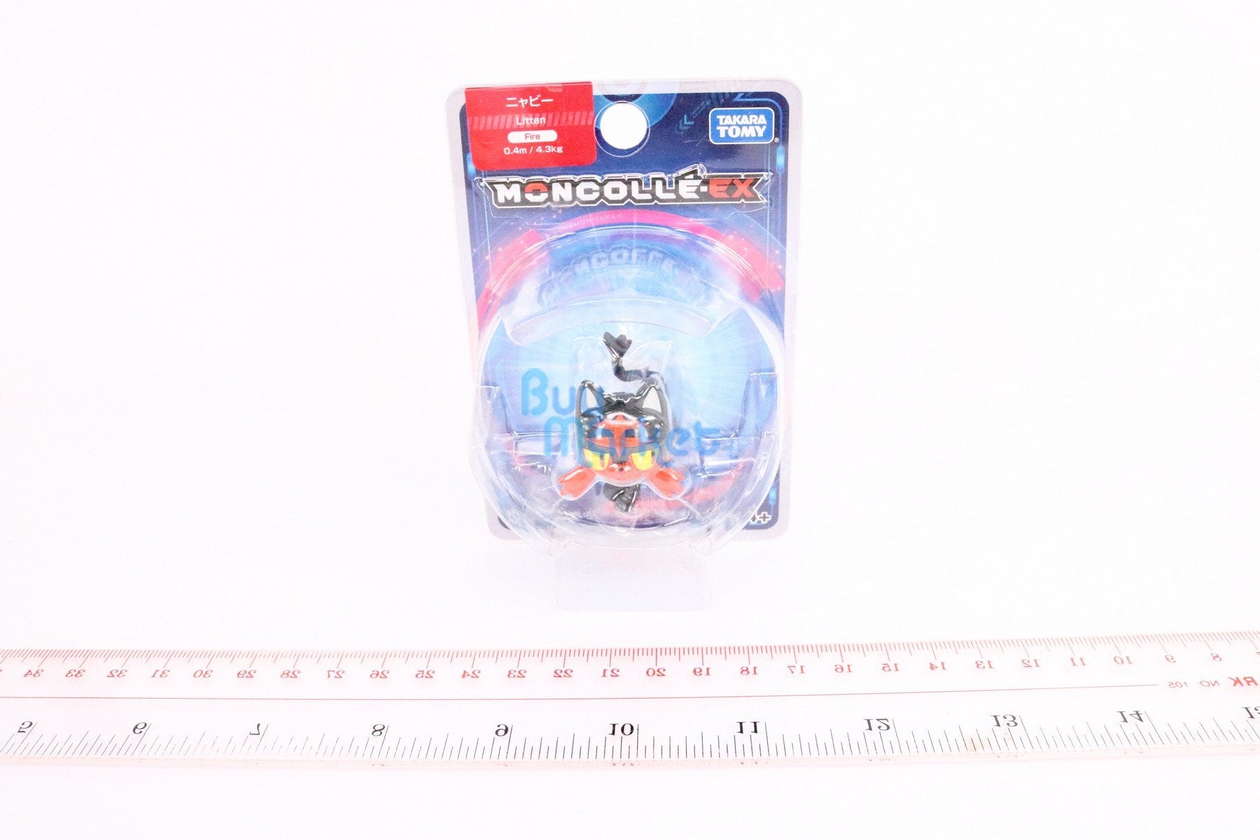 Takara Tomy Pokemon MC MONCOLLE-EX 10 Mini Pocket Monster Figure Litten Nyaby