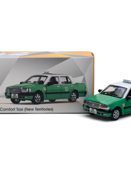 Tiny City 02 Die-cast Model Car 1/64 Toyota Crown Comfort Hong Kong Taxi BB4663