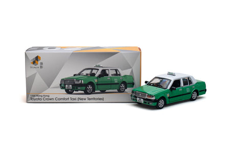 Tiny City 02 Die-cast Model Car 1/64 Toyota Crown Comfort Hong Kong Taxi BB4663
