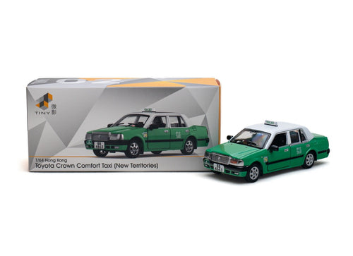 Load image into Gallery viewer, Tiny City 02 Die-cast Model Car 1/64 Toyota Crown Comfort Hong Kong Taxi BB4663

