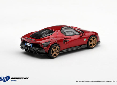 Load image into Gallery viewer, (Pre-order) BBR 1/64 Alfa Romeo 33 Stradale Rosso Villa d'Este Diecast Model Car
