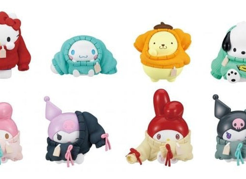 Load image into Gallery viewer, Takara Tomy Arts PERIHAPI! Hello Kitty and Friends Okigaechu (Full Set of 8)
