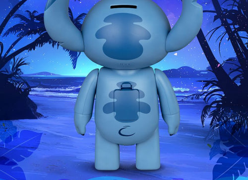 Load image into Gallery viewer, Beast Kingdom VPB-SSB08 Lilo and Stitch SYAKING-BANG! Functional Figurine Stitch
