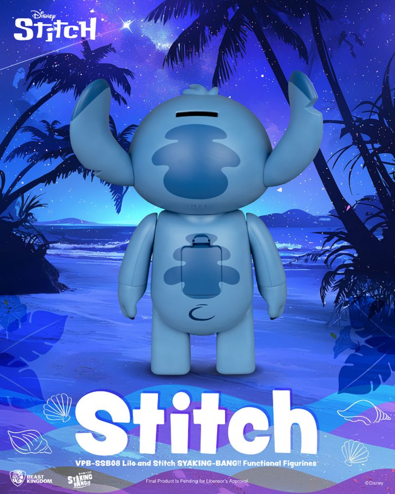 Beast Kingdom VPB-SSB08 Lilo and Stitch SYAKING-BANG! Functional Figurine Stitch