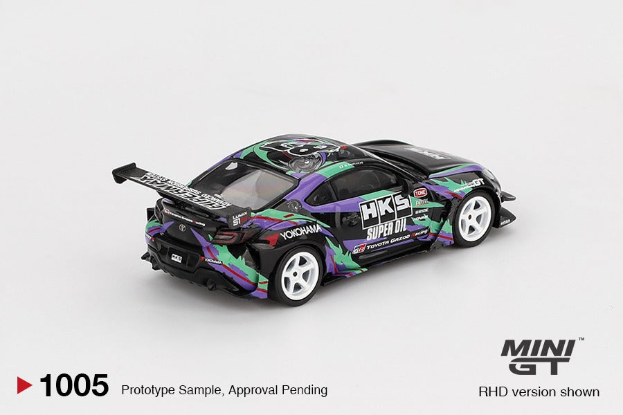 Mini GT #1005 Toyota GR86 HKS TYPE R 2022 Tokyo Auto Salon Model Car