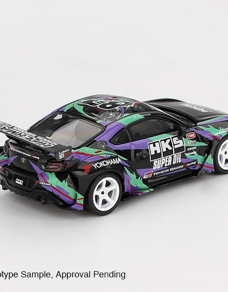 Mini GT #1005 Toyota GR86 HKS TYPE R 2022 Tokyo Auto Salon Model Car