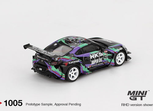 Load image into Gallery viewer, Mini GT #1005 Toyota GR86 HKS TYPE R 2022 Tokyo Auto Salon Model Car
