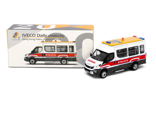 Load image into Gallery viewer, Tiny City 20 Die-cast Model Car - IVECO Daily Police Patrol Car Airport District
