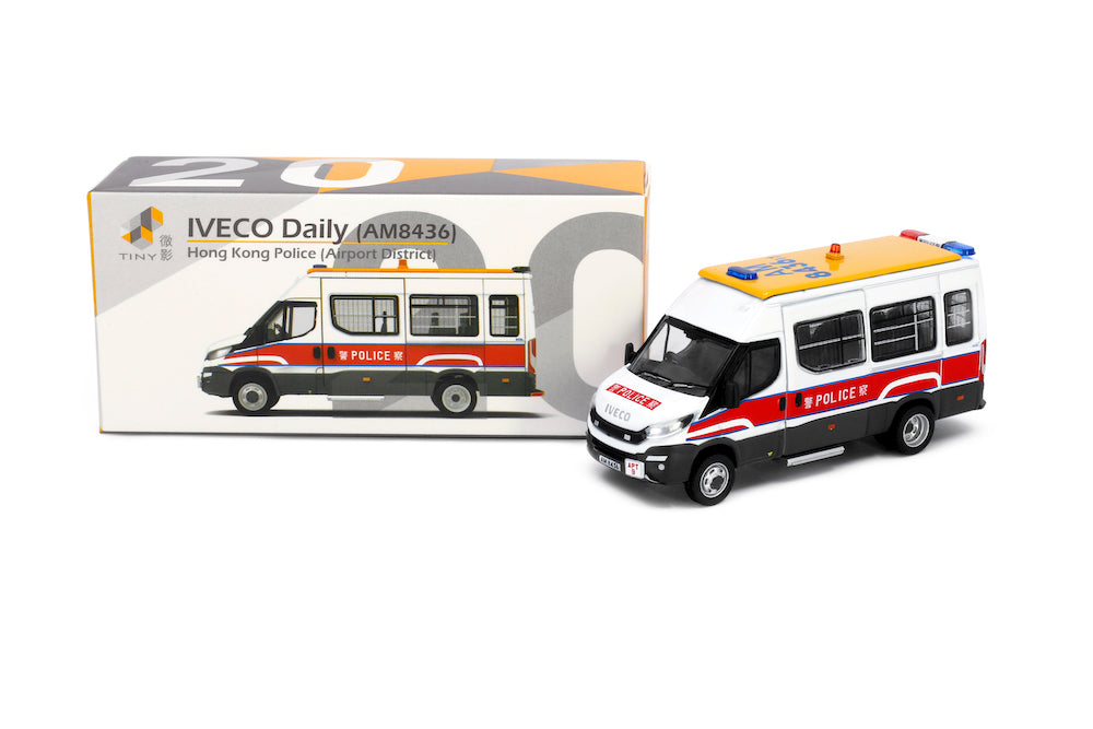 Tiny City 20 Die-cast Model Car - IVECO Daily Police Patrol Car Airport District