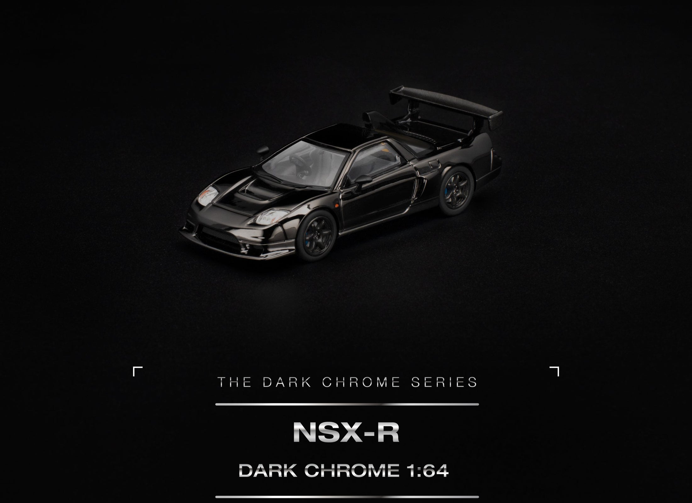 (Pre-order) POP RACE NSX-R DARK CHROME Opening Rear Detailed Engine #PRDC017