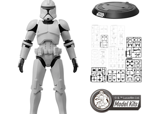 Load image into Gallery viewer, Blokees Star Wars Attack of the Clones Champion Class 07 Clone Trooper Model Kit
