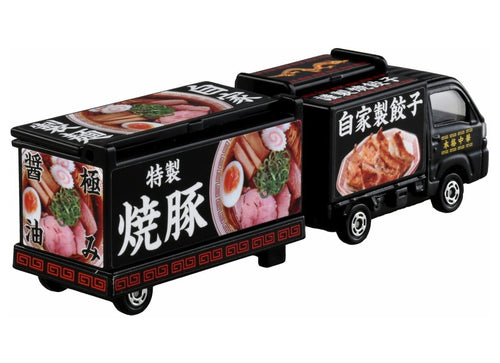 Load image into Gallery viewer, Takara Tomy Tomica Diecast Model Car No142 Subaru Samber Kitchen Trailer

