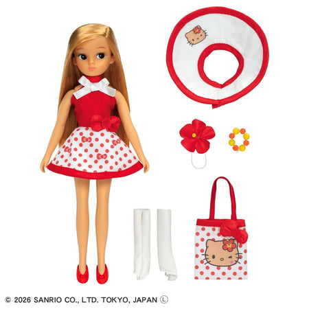 Takara Tomy Licca-chan Retro Licca Sun-tanned Kitty on Vacation Doll Set