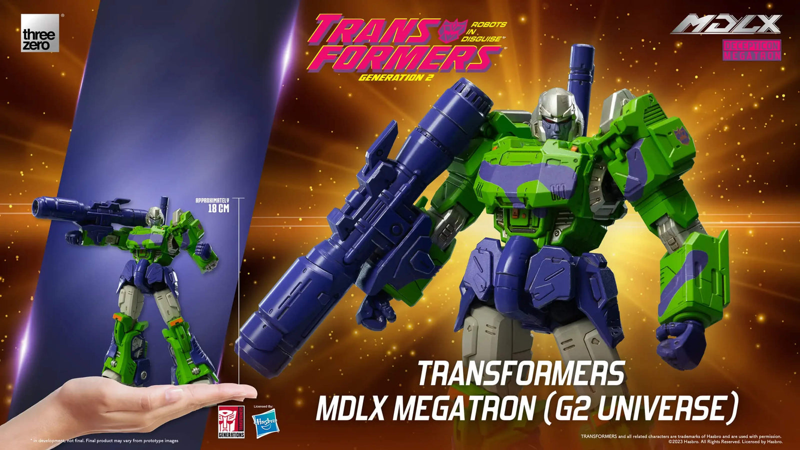 Threezero MDLX Action Figure - Transformers Megatron (G2 Universe)