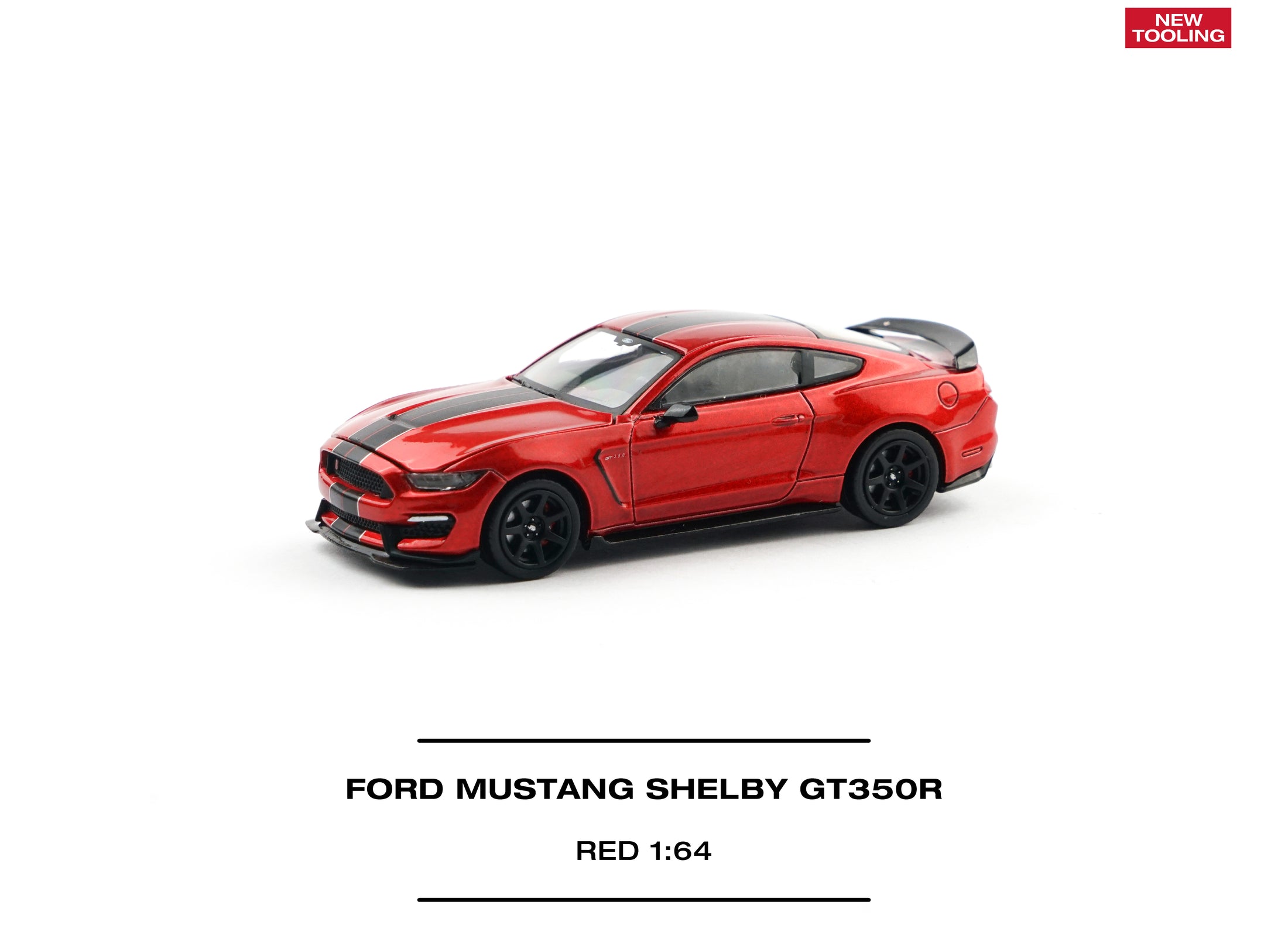 (Pre-order) POPRACE 1/64 - FORD MUSTANG SHELBY GT350R Diecast Model Car