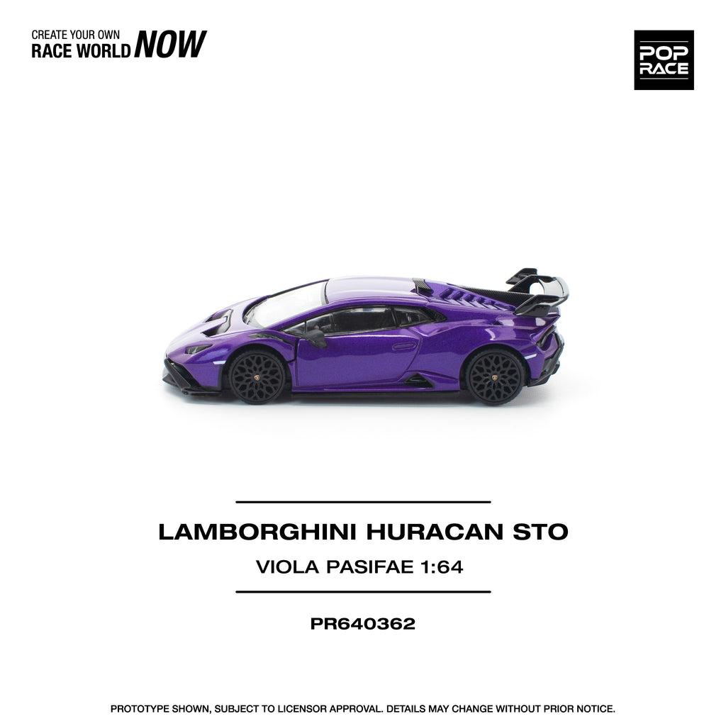 (Pre-order) POPRACE 1/64 POPRACE 1/64 LAMBORGHINI HURACAN STO VIOLA PASIFAE