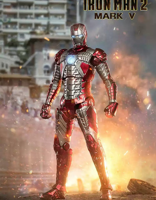 Load image into Gallery viewer, ZD Toys Marvel Avengers 1/10 Iron Man MK5 Action Figure with Lighting Function
