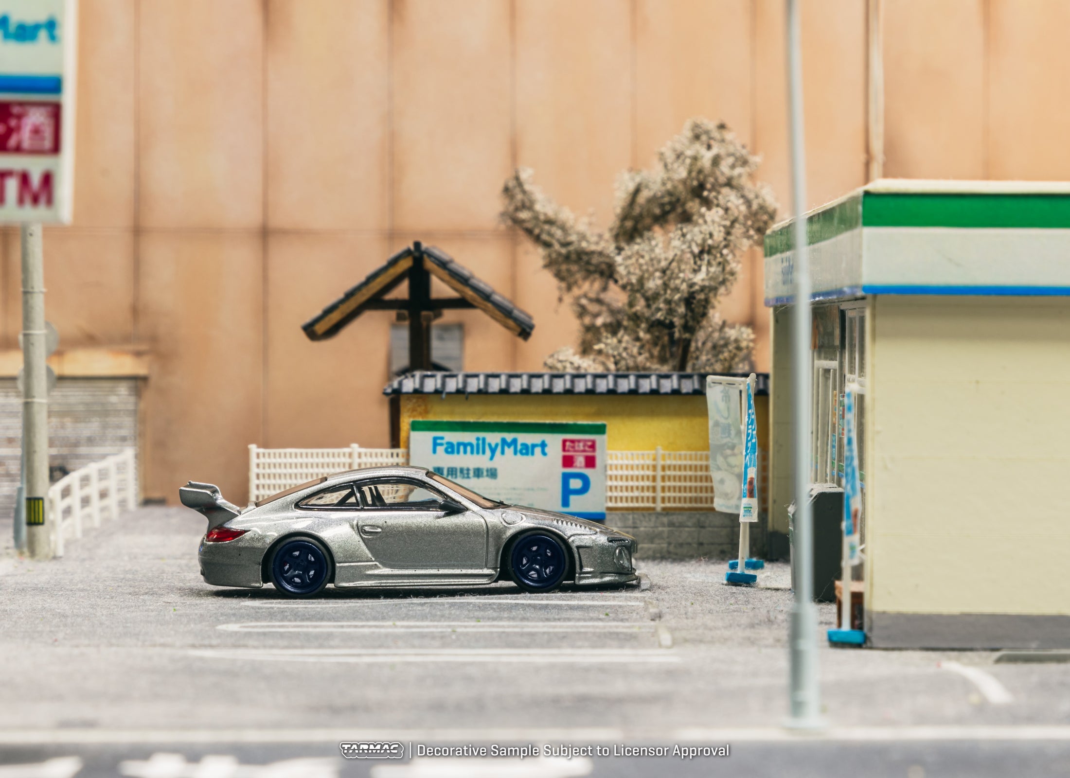 Tarmac Works 1/64 Old & New 997 Gray Metallic Diecast model car