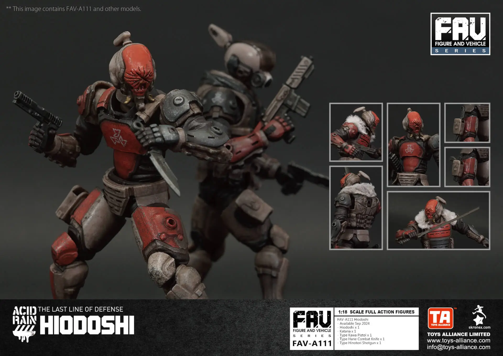 TOYS ALLIANCE x Acid Rain FAV-A111 Hiodoshi 1:18 Figure