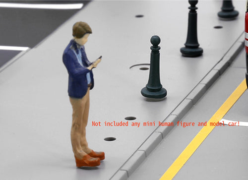 Load image into Gallery viewer, TINY City scale 1:64 Street Diorama Painted Model - S2 Macau Road Set
