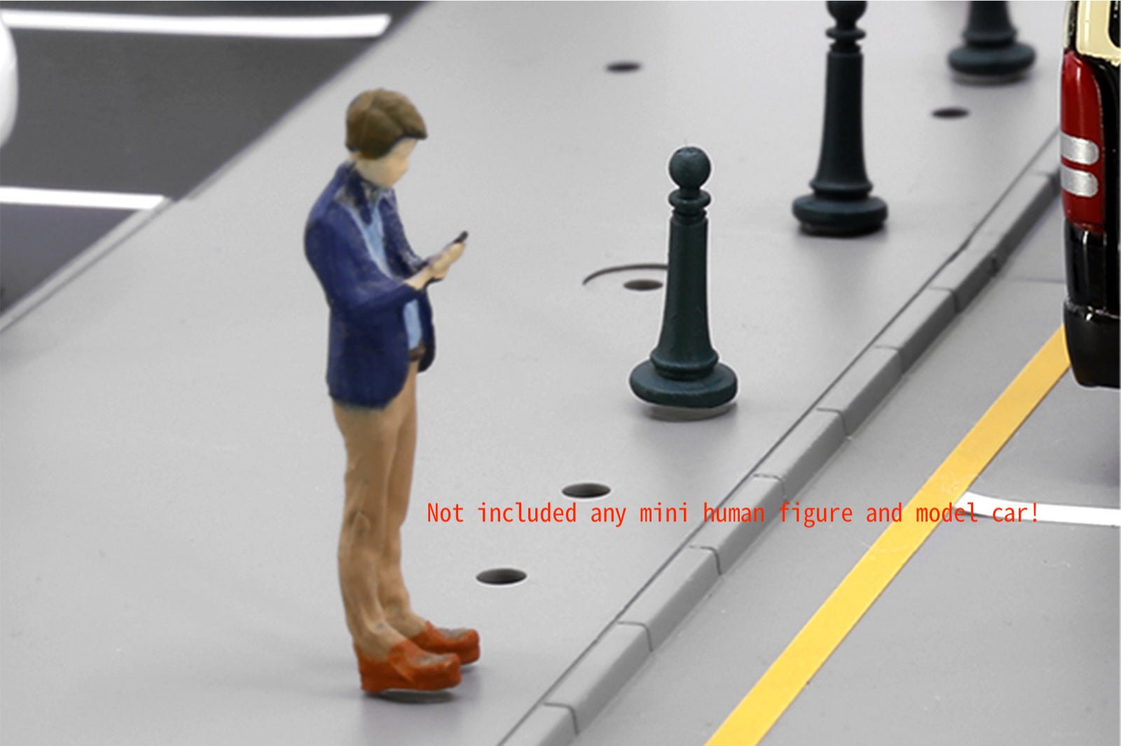 TINY City scale 1:64 Street Diorama Painted Model - S2 Macau Road Set