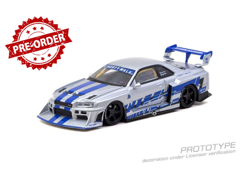 Load image into Gallery viewer, (Pre-order) Tarmac Works 1/64 LB-ER34 Super Silhouette SKYLINE MGMINI Diecast

