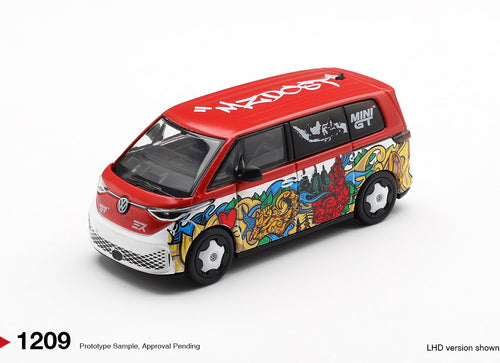 Load image into Gallery viewer, MINI GT #1209 Volkswagen ID. Buzz Mizu Design LHD Diecast Model Car
