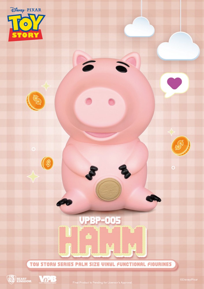 Beast Kingdom VPBP-005 TOY STORY Palm Size Vinyl Functional Figurines Hamm