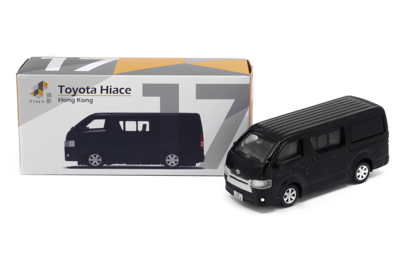 Tiny City 17 Die-cast Model Car - Toyota Hiace (Black)