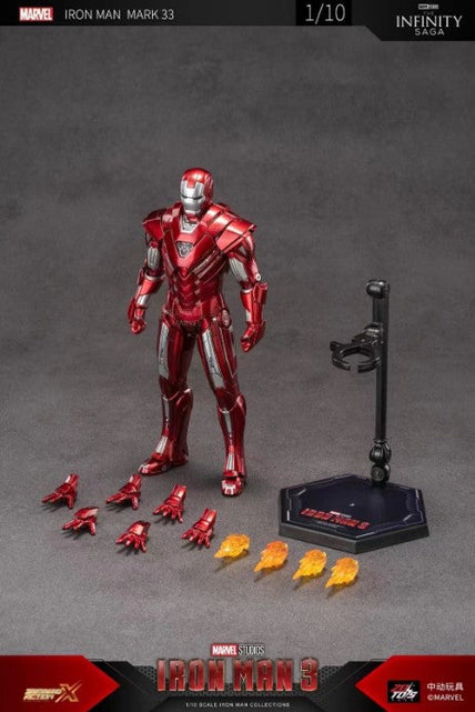 Load image into Gallery viewer, ZD Toys Marvel Avengers 1/10 Iron Man MK33 Action Figure
