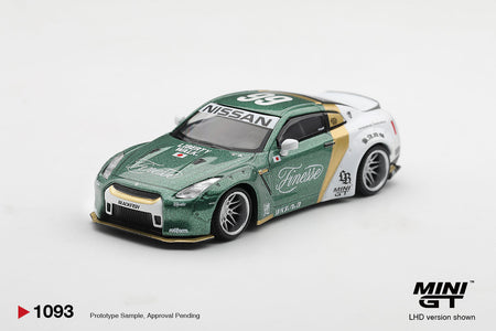 (Pre-order) Mini GT #1093 LB Nissan GT-R (R35) Type 1 Ducktail Auto Finesse LHD
