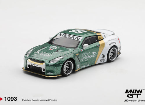 Load image into Gallery viewer, (Pre-order) Mini GT #1093 LB Nissan GT-R (R35) Type 1 Ducktail Auto Finesse LHD
