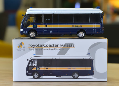 Load image into Gallery viewer, Tiny City 1/76 Toyota Coaster B59 HKCS RRT (AM5625) Diecast Model Car
