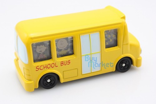 NEW Takara Tomy Dream Tomica #154 Snoopy Yellow School Bus Diecast Toy Car Japan