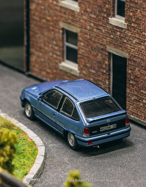 Load image into Gallery viewer, Tarmac Works 1/64 Opel Kadett GSi Blue Metallic Model Car
