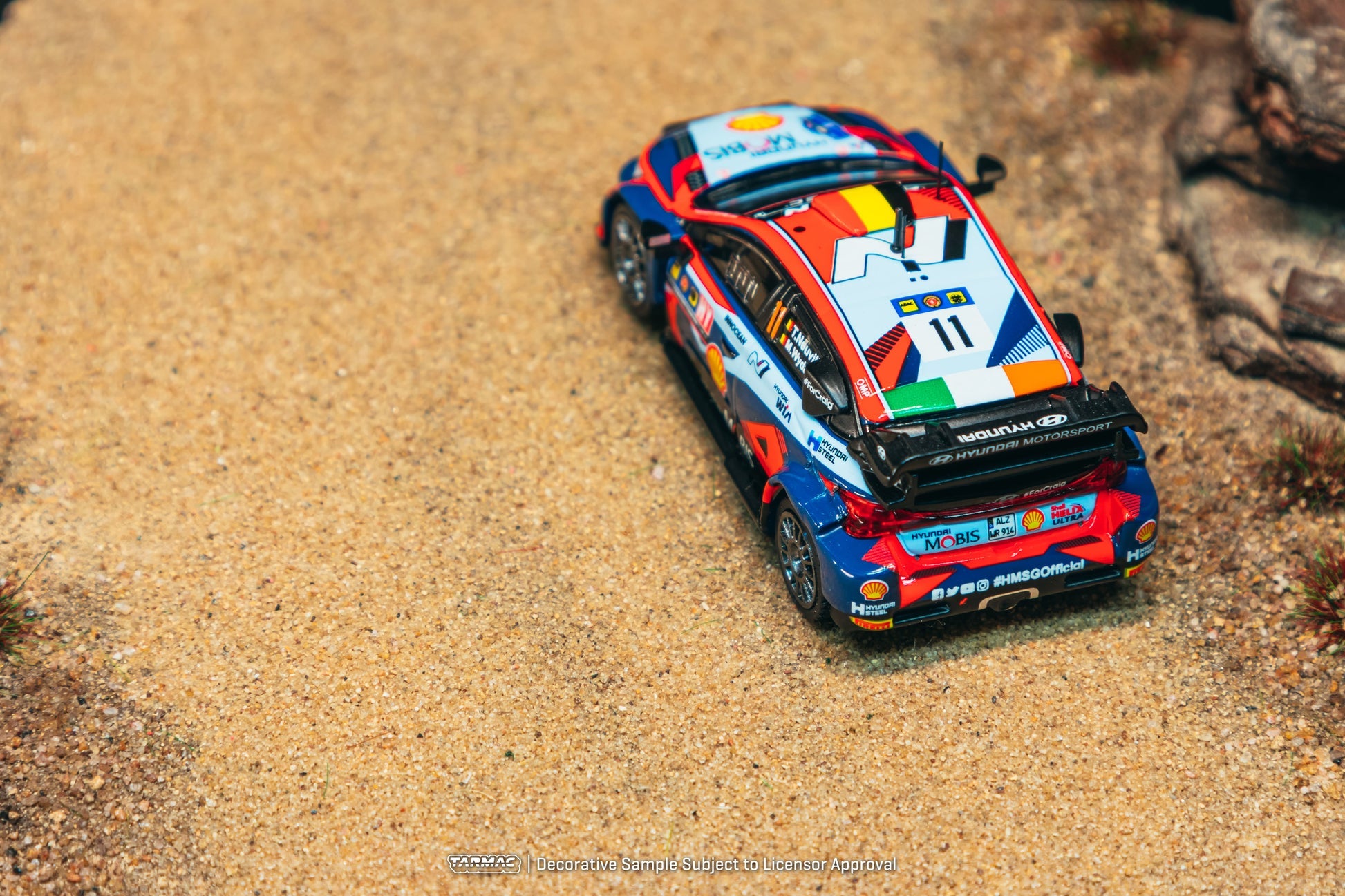 (Pre-order) Tarmac Works 1/64 Hyundai i20 N Rally1 Hybrid WRC Central European