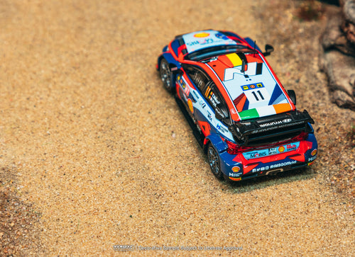 Load image into Gallery viewer, (Pre-order) Tarmac Works 1/64 Hyundai i20 N Rally1 Hybrid WRC Central European

