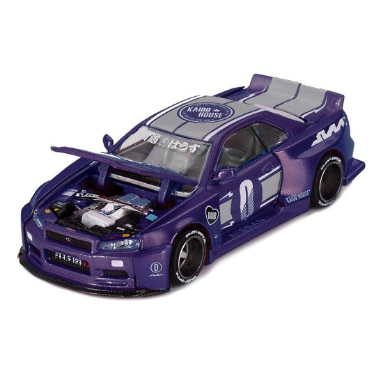 (Pre-order) Kaido House X Mini GT Nissan Skyline GT-R (R34) RACING FACTOY V2