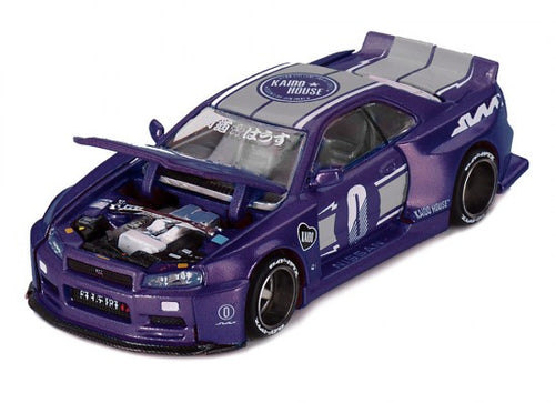 Load image into Gallery viewer, (Pre-order) Kaido House X Mini GT Nissan Skyline GT-R (R34) RACING FACTOY V2
