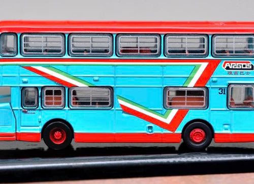 Load image into Gallery viewer, Tiny City 18 Die-cast Model Car - ARGOS DAIMLER Fleetline DMS Blue
