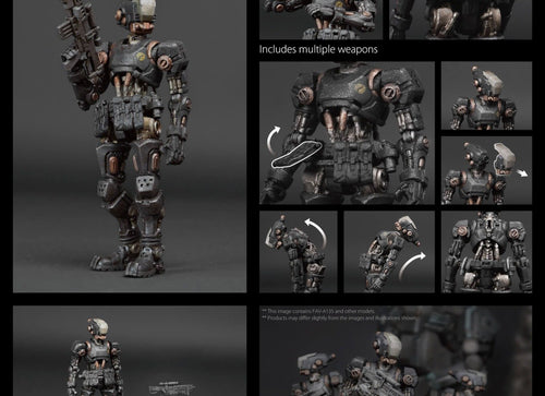 Load image into Gallery viewer, Acid Rain x Toy Alliance FAV-A135 Abaddon Simupuppet P4 Figure Set
