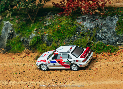 Load image into Gallery viewer, (Pre-order) Tarmac Works Mitsubishi Lancer Evolution II Hong Kong Beijing Rally
