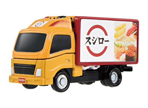 Load image into Gallery viewer, Takara Tomy Tomica Joblabor JB12 Foodblabor Sushiro Ad Transforming Truck
