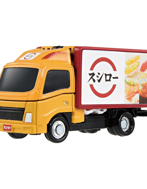 Load image into Gallery viewer, Takara Tomy Tomica Joblabor JB12 Foodblabor Sushiro Ad Transforming Truck
