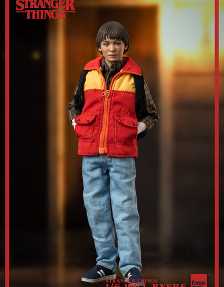 Threezero Stranger Things 1/6 Will Byers Action Figure Set with accessories