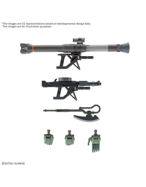 Load image into Gallery viewer, Bandai High Grade HG 1/144 Mobile Suit Gundam MS-06 Zaku Model Kits
