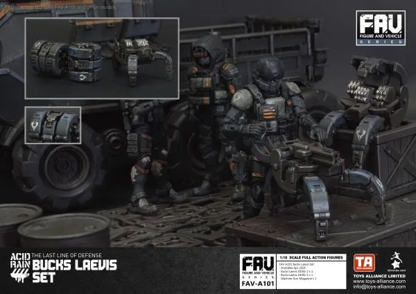 TOYS ALLIANCE x Acid Rain FAV-A101 Bucks Laevis Set Action Figure
