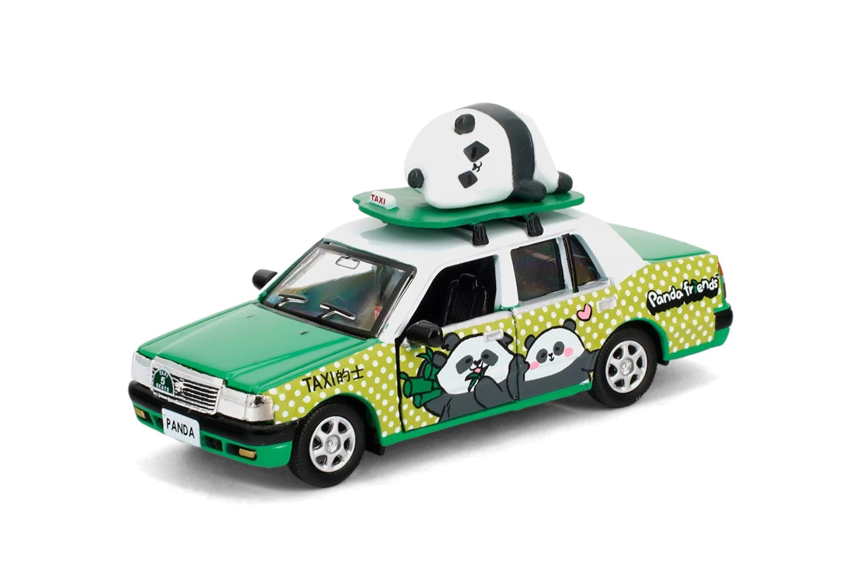 Tiny City Die-cast 1/64 - Tiny x Panda Friends Toyota Crown Comfort Taxi (NT)